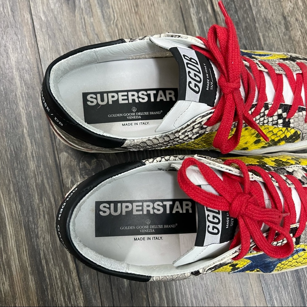 Golden Goose Superstar Sneakers Snake Patchwork - Picture 8 of 11